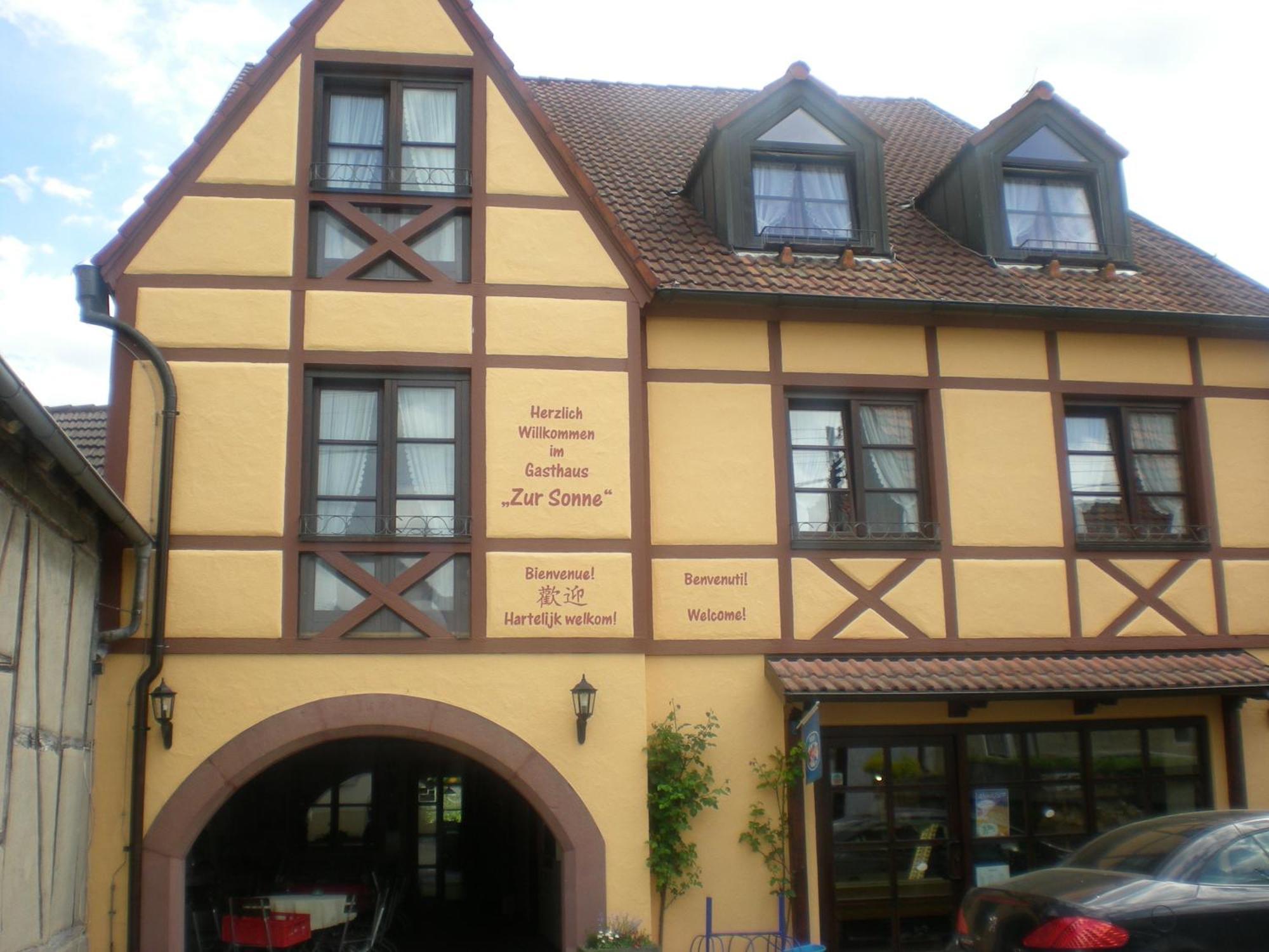 Gasthaus Sonne Gbr Trennfeld Esterno foto